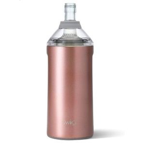 Swig Life Wine Bottle Cooler Rose Gold Stainless Steel  Insulated NWT